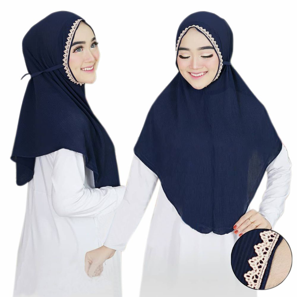 BERGO MARYAM PLISKET LIDI DIAMOND RENDA PREMIUM/BERGO MARYAM PLISKET RENDA TALI