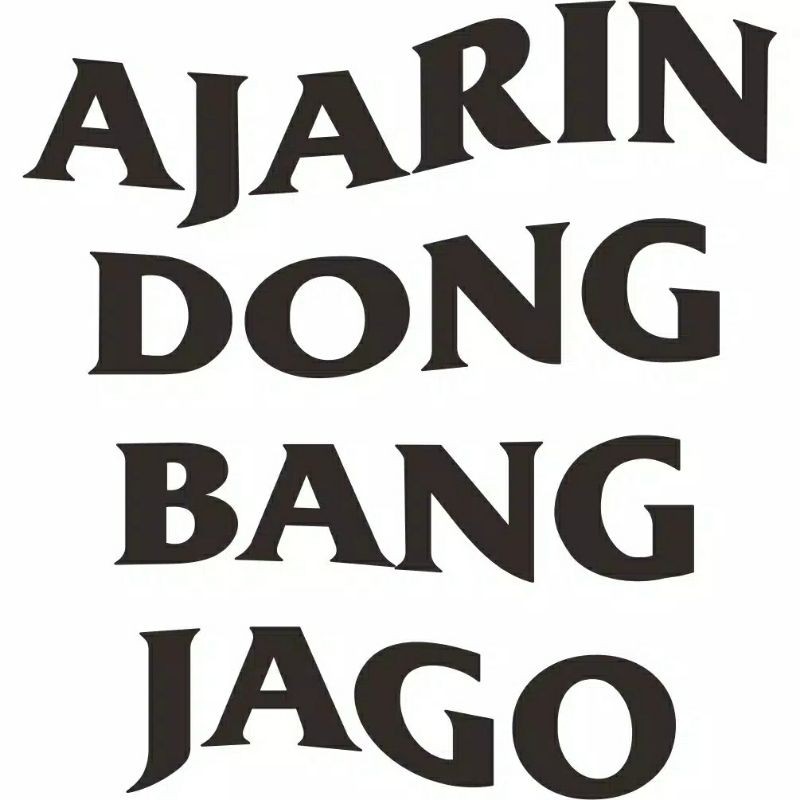 STIKER AJARIN DONG BANG JAGO HOLOGRAM (SPEEDA, MOTOR, MOBIL, HELM, DLL) TERMURAH DAN TERLARIS