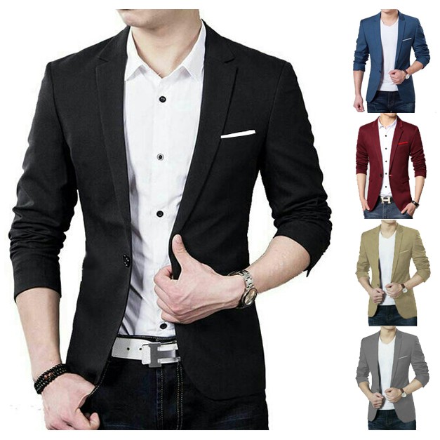  Blazer  Hugo OT blazer  pria  katun stretch varian warna 