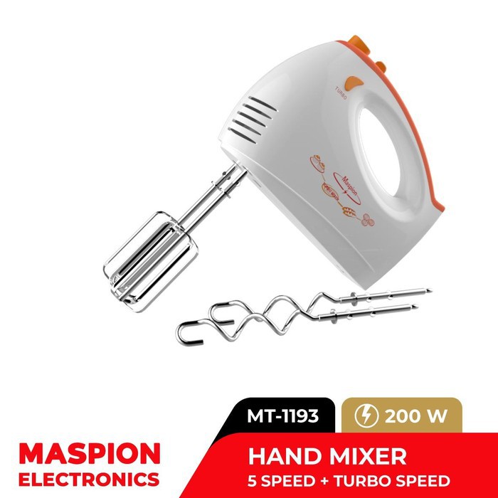 Hand Mixer Mixer Tangan Maspion MT-1193 / MT1193