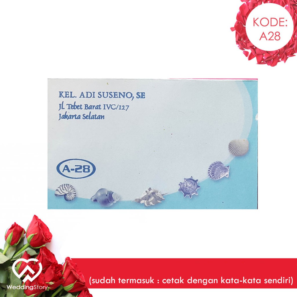 

Amplop Etnik A 28 isi 50 (Termasuk Cetak Custom Tulisan) Harga Murah