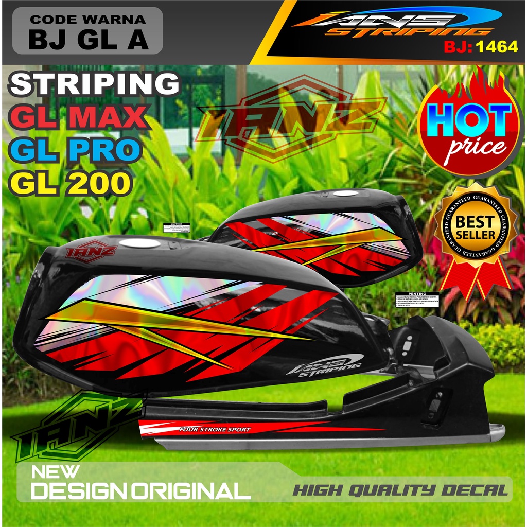 STIKER STRIPING GL MAX / STRIPING GL PRO MAX VARIASI HOLOGRAM / STRIPING GL