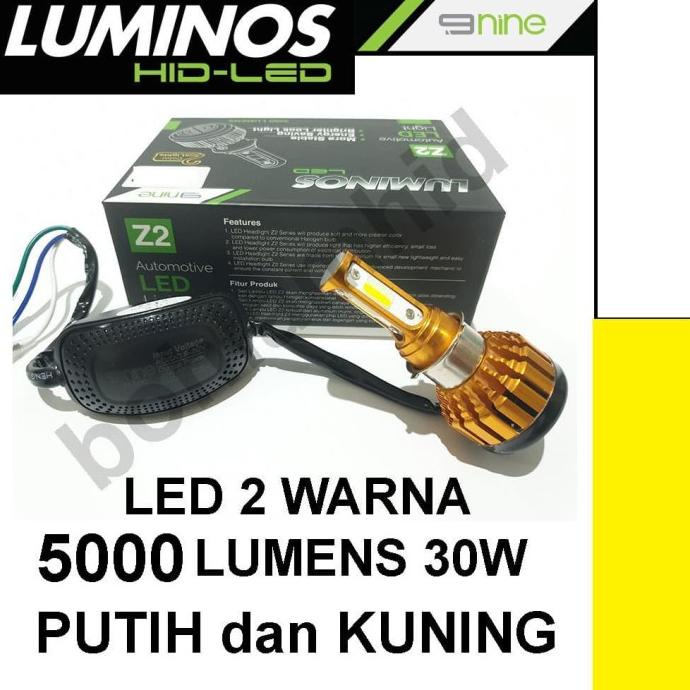 Lampu Motor LED Honda Beat LUMINOS Z2 2 Warna Putih dan Kuning