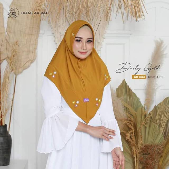 Arrafi Ar 443 new produk bergo daily bergo arrafi ternew