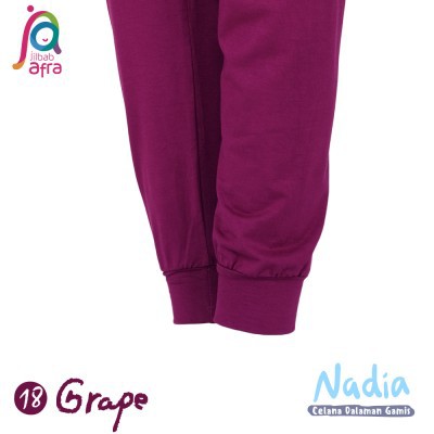 CELANA DALAMAN GAMIS - NADIA GRAPE - JILBAB ARFA - AFRA