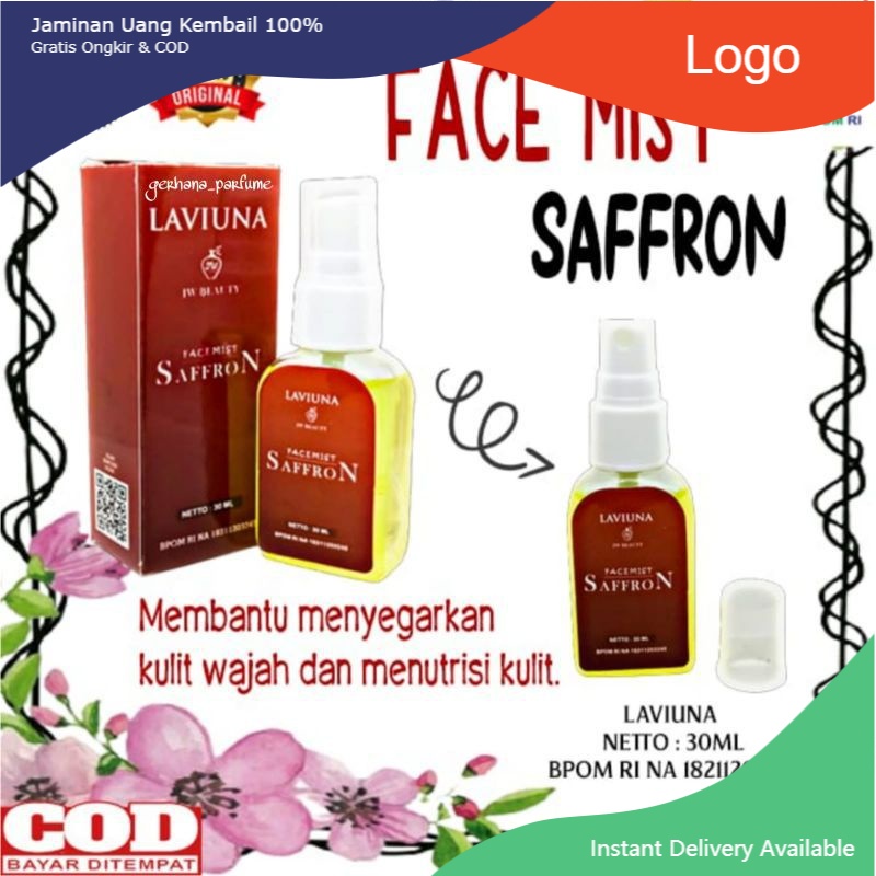 Bpom Facemist saffron Original Face mist Safron Zam Zam