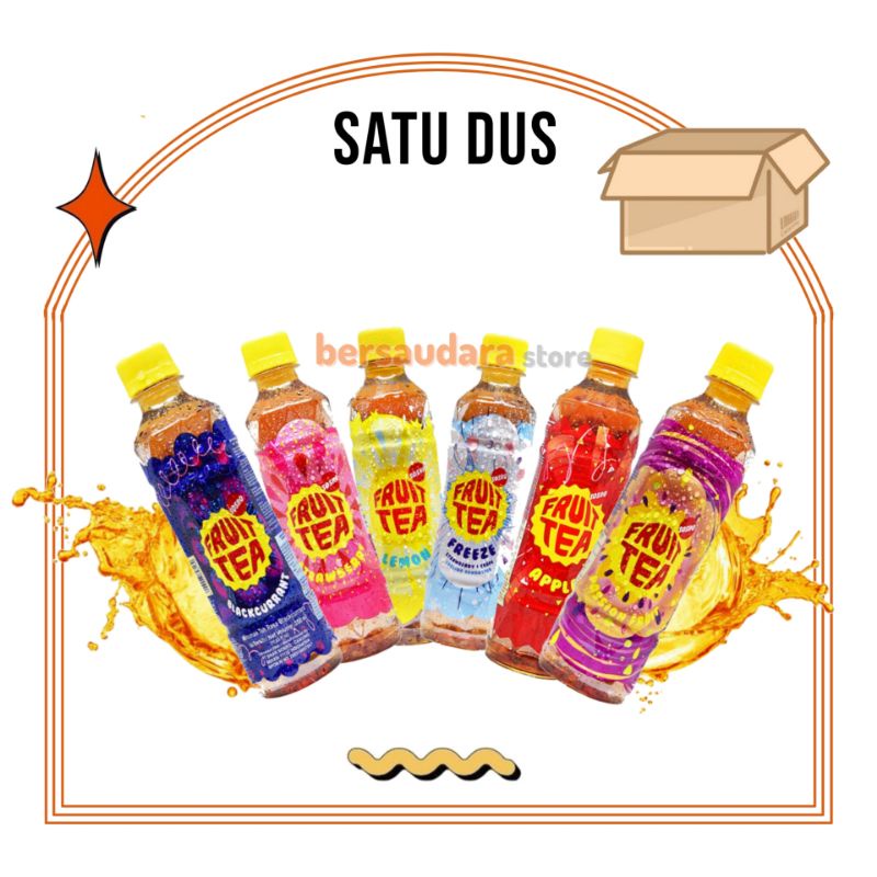 

Fruit Tea Sosro botol pet 350 ml satudus isi 12