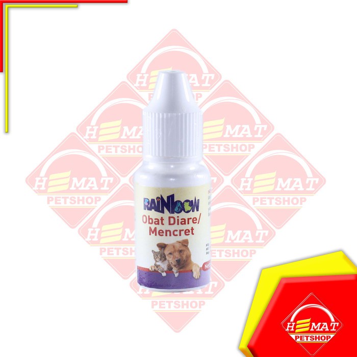 Obat Diare mencret Gangguan Pencernaan Kucing Anjing Rainbow 8 Ml