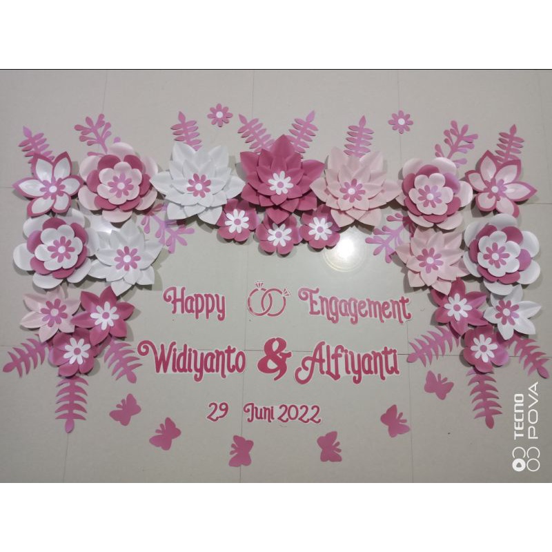 PAPER FLOWER||DEKOR LAMARAN