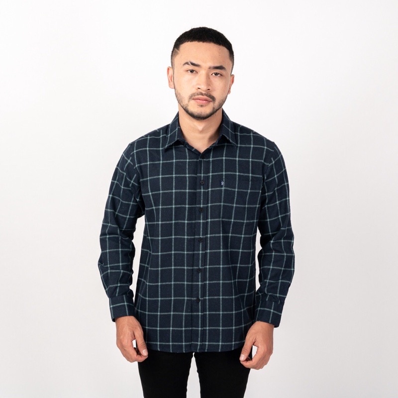 broodis - kemeja flanel dark keegan