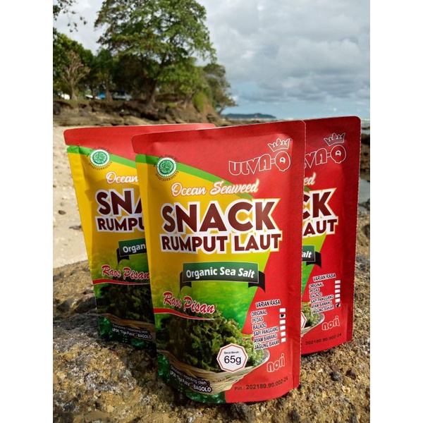 

ulvaQ snack rumput laut