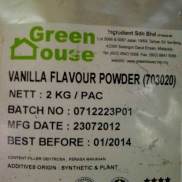 

Vanilla powder 100 gram repack