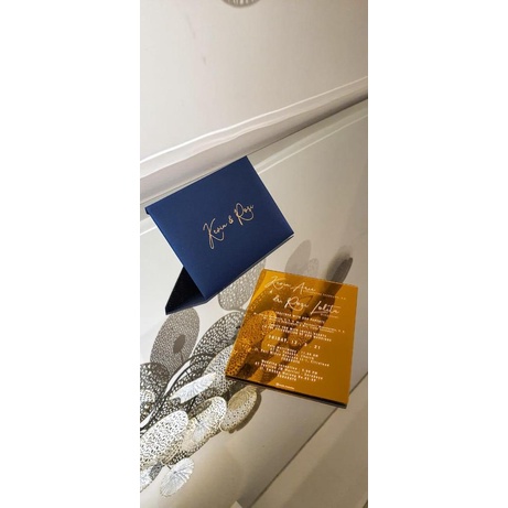 undangan akrilik/acrylic invitation/kartu undangan akrilik/undangan akrilik murah/undangan pernikaha