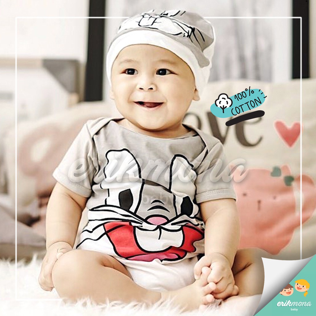 baju bayi jumper karakter bunny lucu bugs bunny