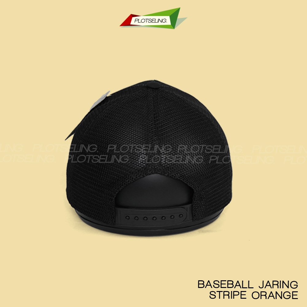 Topi Baseball Distro Jaring STRIPE ORANGE Topi Jaring Trucker Logo Distro Random Pria Wanita Topi Hitam Jaring Polos Logo NY Topi Logo Billa Bong Oakley Volcom Topi Anak Laki Laki Perempuan Topi Pantai Murah