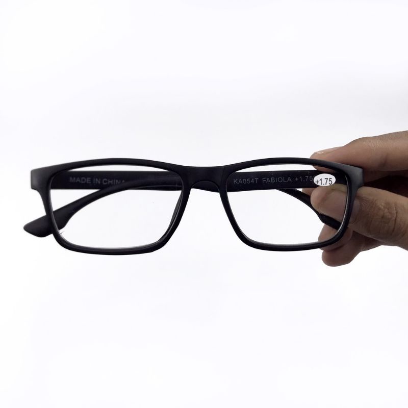 KACAMATA BACA PLUS | KACAMATA PRIA DAN WANITA | KACAMATA HITAM DOFF