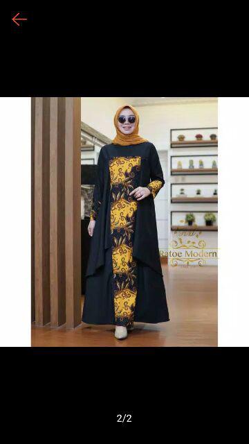 Stelan Rok Str Batik Gamis By Ratoe Modern