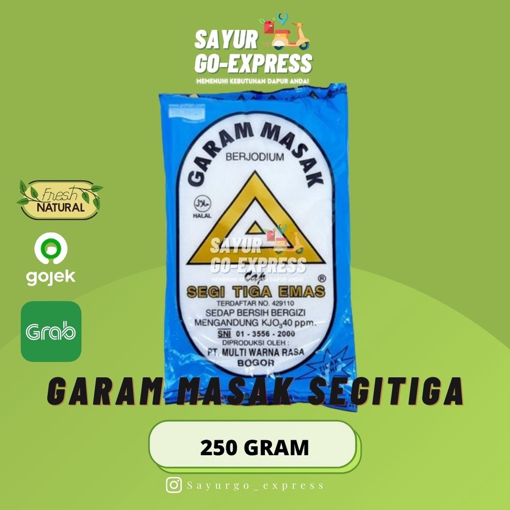 

Garam Masak Segitiga 250 gram