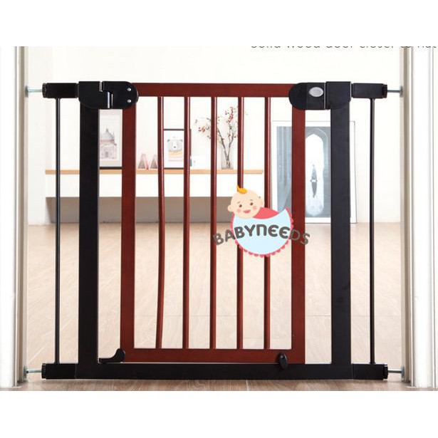 Babysafe gate Baby safe gate pagar pengaman bayi preasure gate babysafe wood