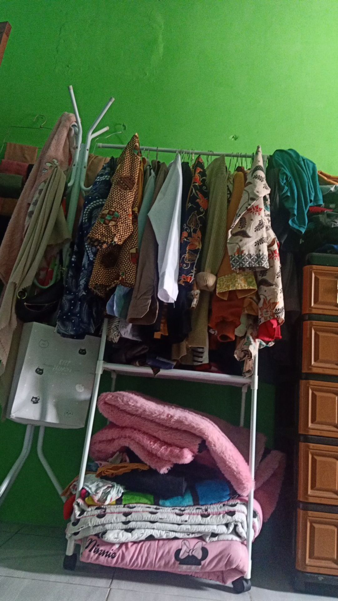 Tey-17 Batik Wanita Asj Sa Hrb026 Kenongo Kemeja Tosca Pendek