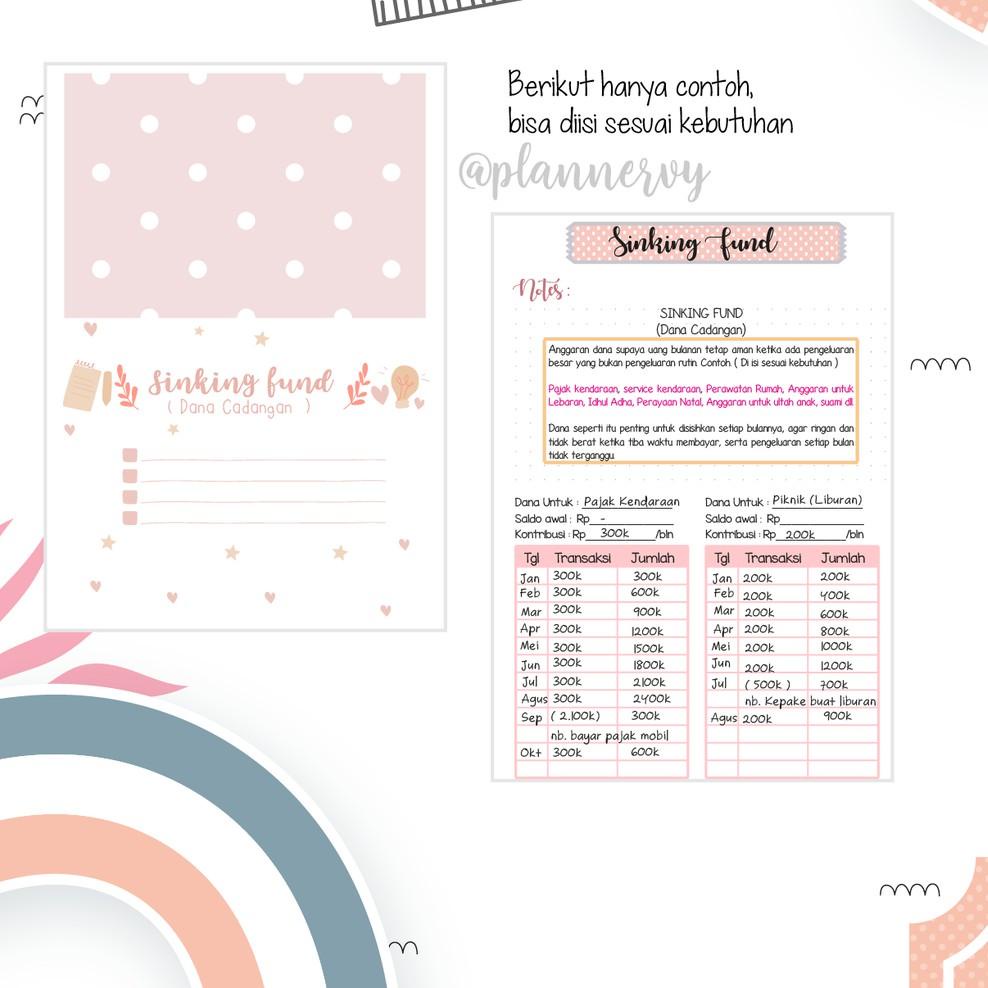

BIG SALE FINANCIAL PLANNER + BINDER ❀ 890
