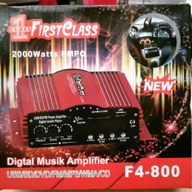 Mini Digital Amplifier DC merk First Class