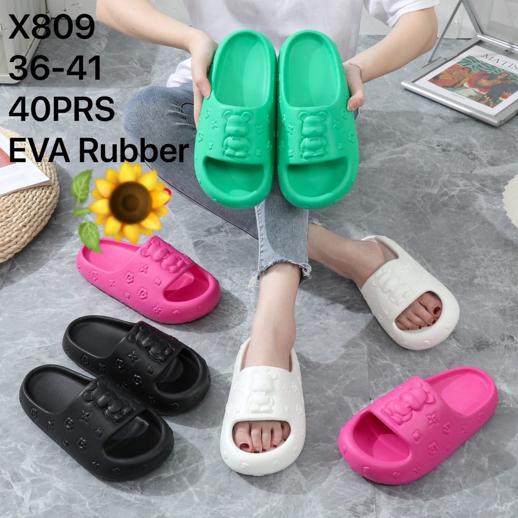 Sandal Karet Jelly Wedges Wanita import Model Terbaru Original Kekinian byAGUNG STYLE Balance X809