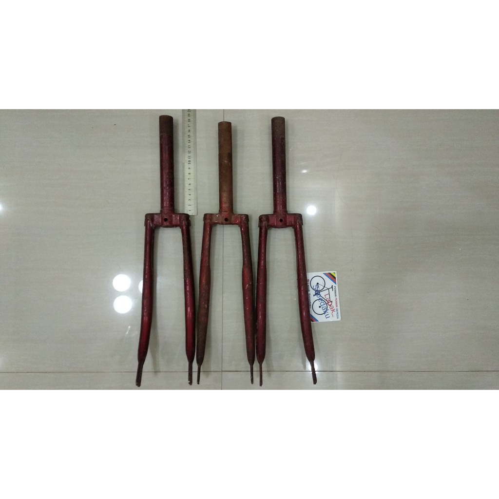 Fork garpu sepeda mini minion ukuran size 20 inch frame 20 inch jadul vintage NOS