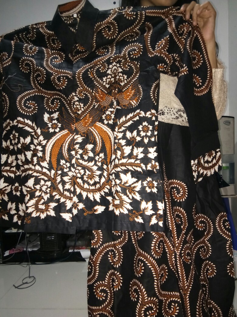 Maura Couple - Sania Ruffle Batik Couple Ori Ndoro Jowi Garansi Termurah Shopee - Modern Batik