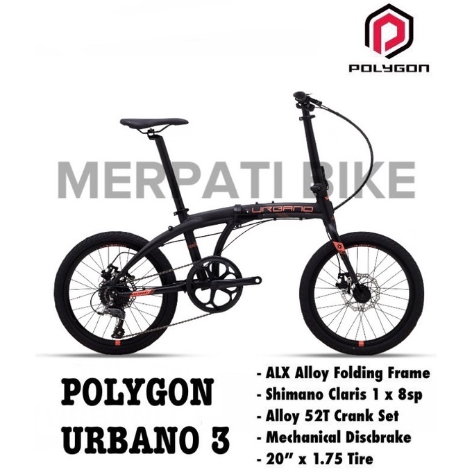 Sepeda Lipat Polygon Urbano 3