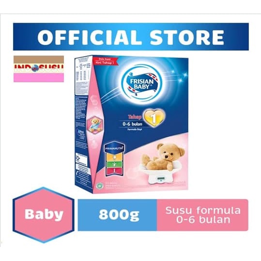 Frisian Baby Tahap 1 Susu Formula Bayi 0-6 Bulan 750gr