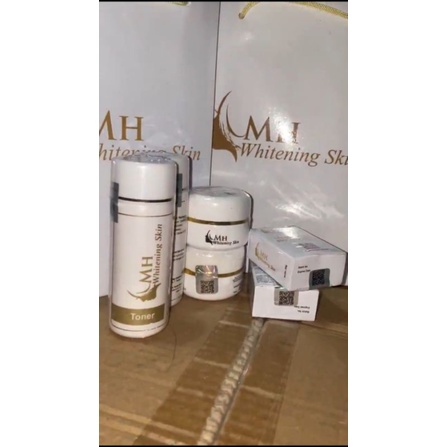 (NEW MH BARCODE) Cream MH Whitening Skin BPOM / Cream Wajah Glowing bpom