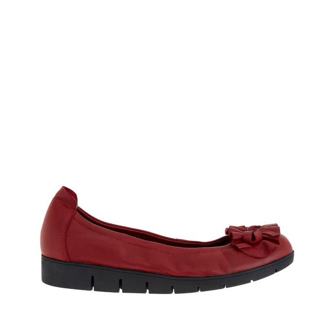 KORTING FLAT SHOES WANITA TERMURAH☻ ANDRE VALENTINO BERNICE FLATS SHOES AVL09799 RED - MERAH, 35