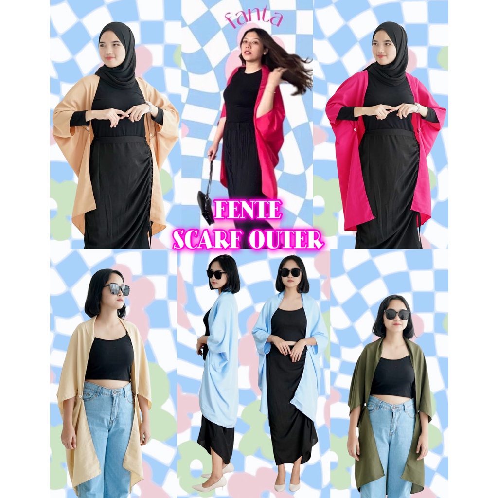 BEFAST - ZFS OOTD Cardigan NAMI / FENTE SCARF OUTER PLAIN / Outer Kekinian Wanita / Terbaru 2022 / Outer Trendy / Cardigan Polos Casual / Outfit Selebgram Terlaris / Fashion Wanita Modis