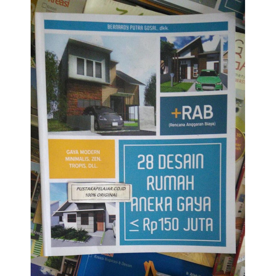 Buku 28 Desain Rumah Aneka Gaya Rp 150 Juta Griya Kreasi Shopee