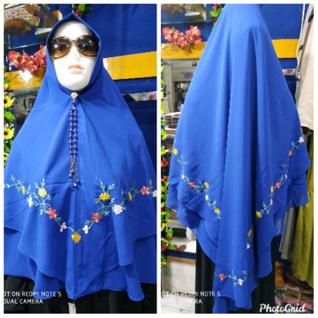 Khimar jilbab syari hijab roni bordir