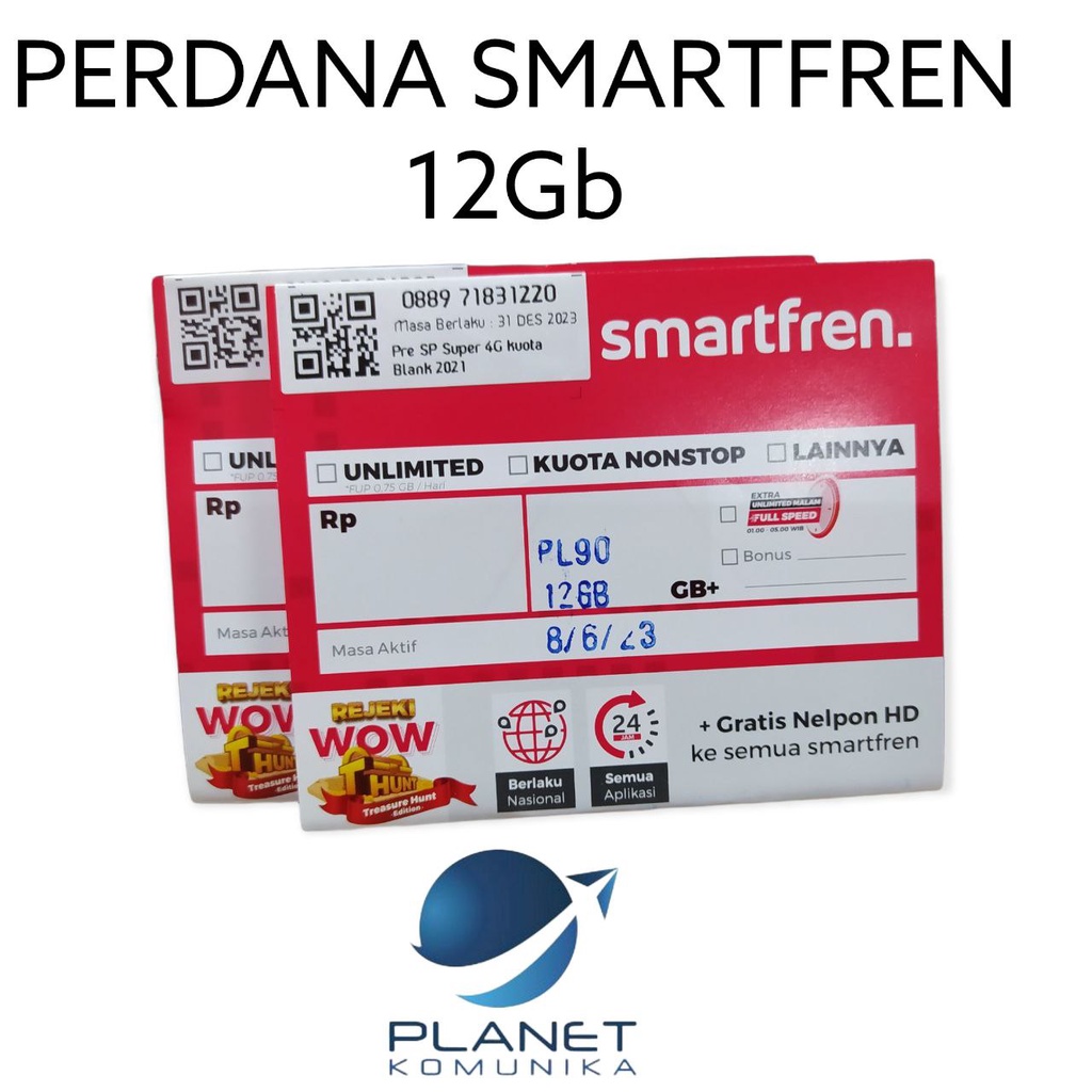 PERDANA SMARTFREN 12GB