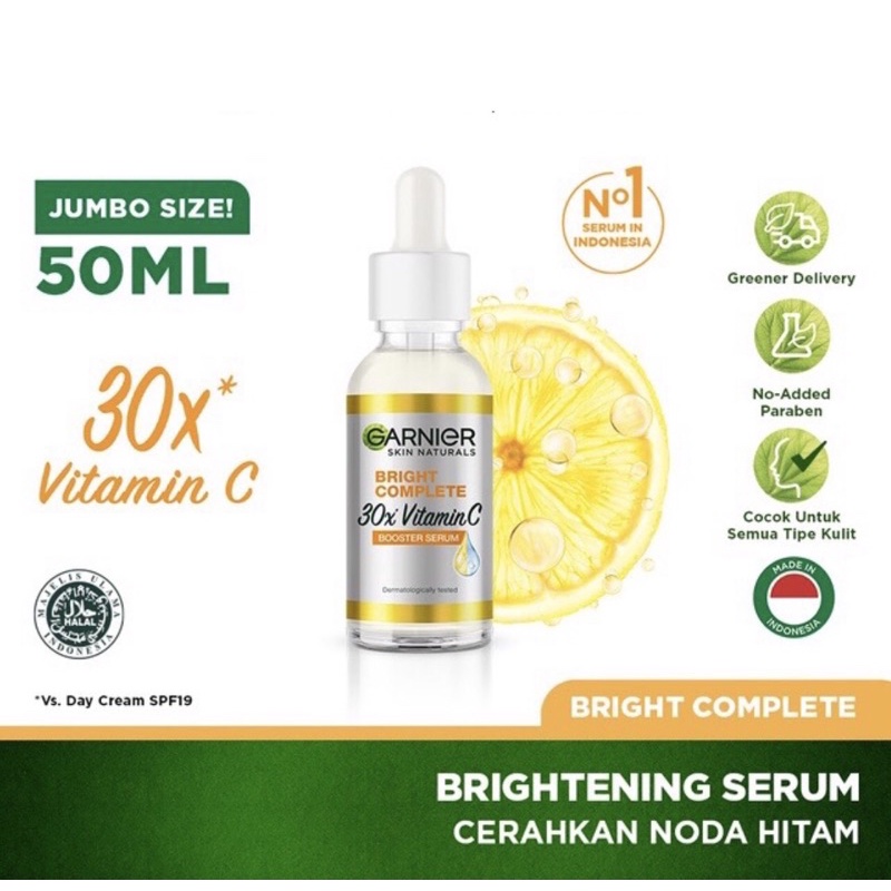 GARNIER Bright Complete Vitamin C 30x Booster Serum 30ml