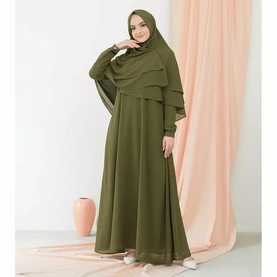 DISKON WARDAH SYARI - FLOTTILICIOUS / DRESS MUSLIM / GAMIS MUSLIM / GAMIS MURAH / GROSIR BAJU ONLINE