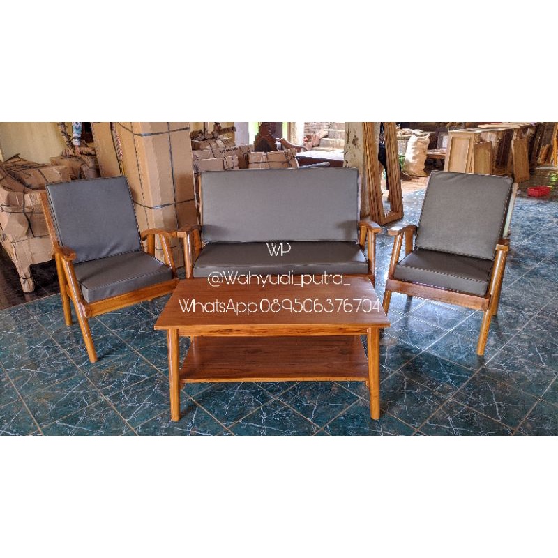 KURSI TAMU JATI MINIMALIS/KURSI TERAS JATI/KURSI JATI JEPARA
