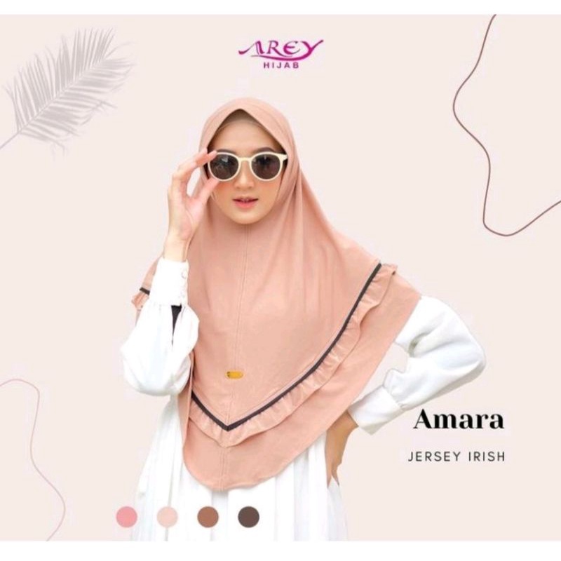 Arey Hijab Instan Amara List Jersey