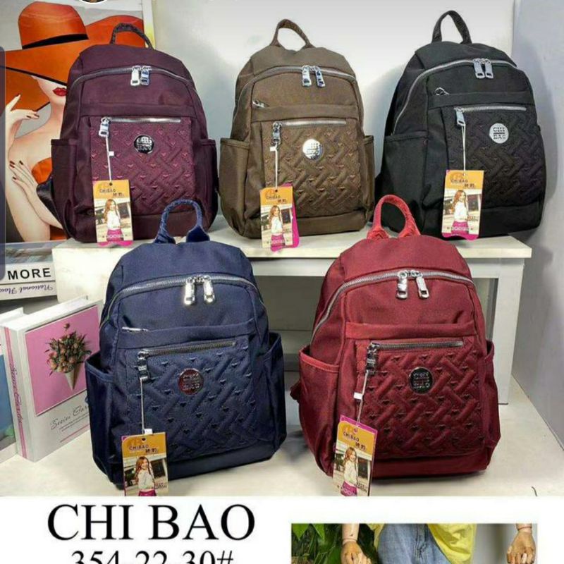 Tas rangsel wanita chibao ory import bahan kanvas