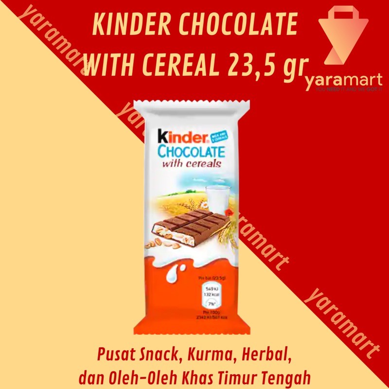 

coklat cokelat Kinder Bueno Joy coklat Chocolate With Cereal 23.5 gr Kinder coklat diet gandum