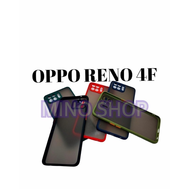 SOFTCASE OPPO RENO 4F - HARDCASE DOVE MYCHOICE PLUS PELINDUNG KAMERA - AERO CASE
