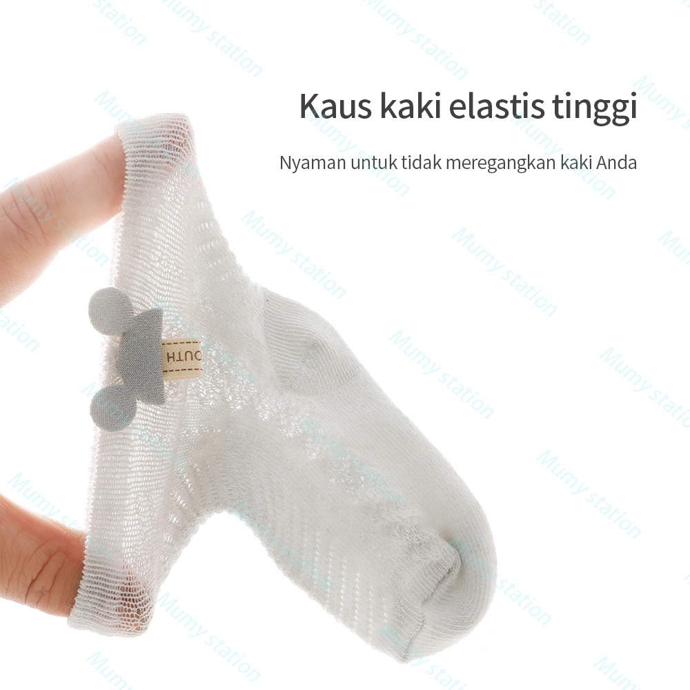 Mumystation kaos kaki bayi anti slip kaus kaki anak bayi 0-1 tahun