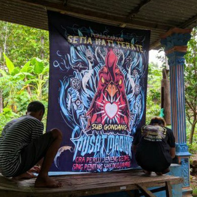 CETAK BENDERA PSHT MURAH UK 150x200 // GIANT FLAG DAN MINI FLAG CUSTOM BENDERA PRINTING MURAH