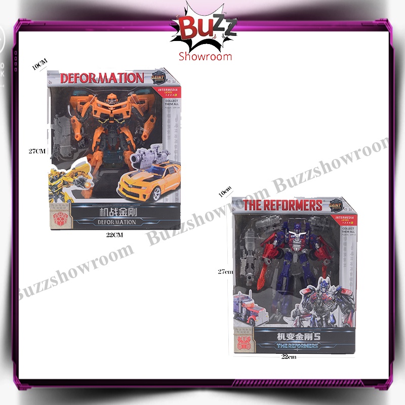 Transformers Deformation Action Figure Mainan Robot Optimus Prime Bumblebee