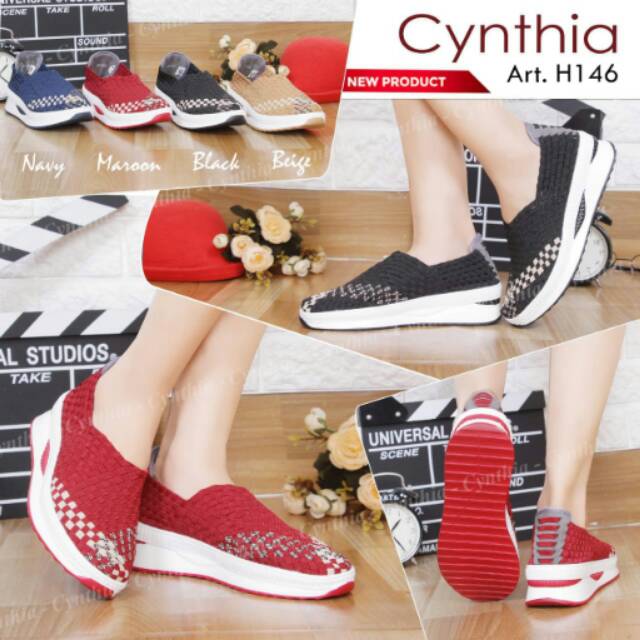 Sepatu rajut cynthia