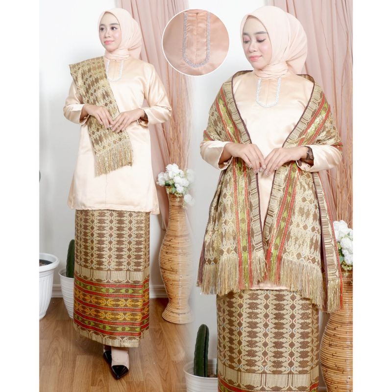 Produk original setelan kebaya maharani//kebaya velvet//kebaya tunik//kebaya besan