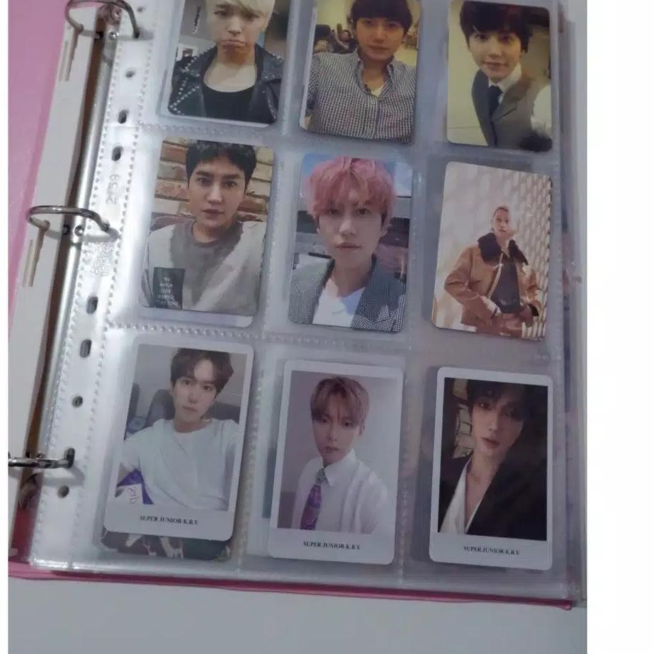 

PREMIUM Bantex Collector Photocard Sleeve 9P Tempat Foto Idol Size A4 - 10 Lembar